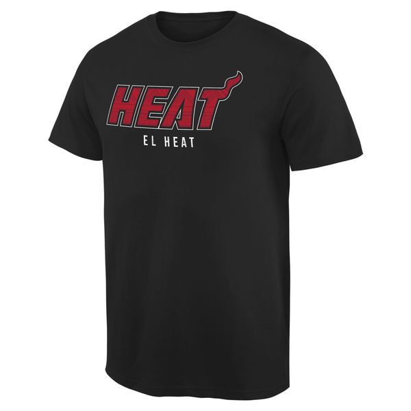 NBA Men Miami Heat Noches Enebea TShirt Black->->Sports Accessory